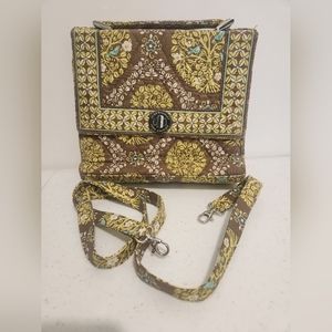 Vera Bradley Julia Satchel Crossbody Sittin in a Tree pattern